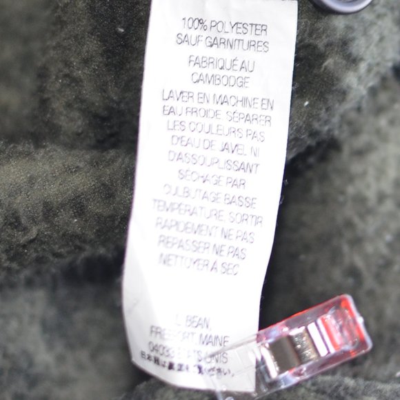 Vintage Y2K Aztec Print LL Bean Fleece Quarter Button, Size Large Tall - Picture 4 of 4